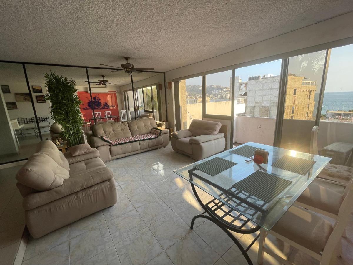 Roca Sola, Departamento Privado Con Vista Al Mar, Alberca, Terraza Y Aire Acondicionado Apartamento Acapulco
