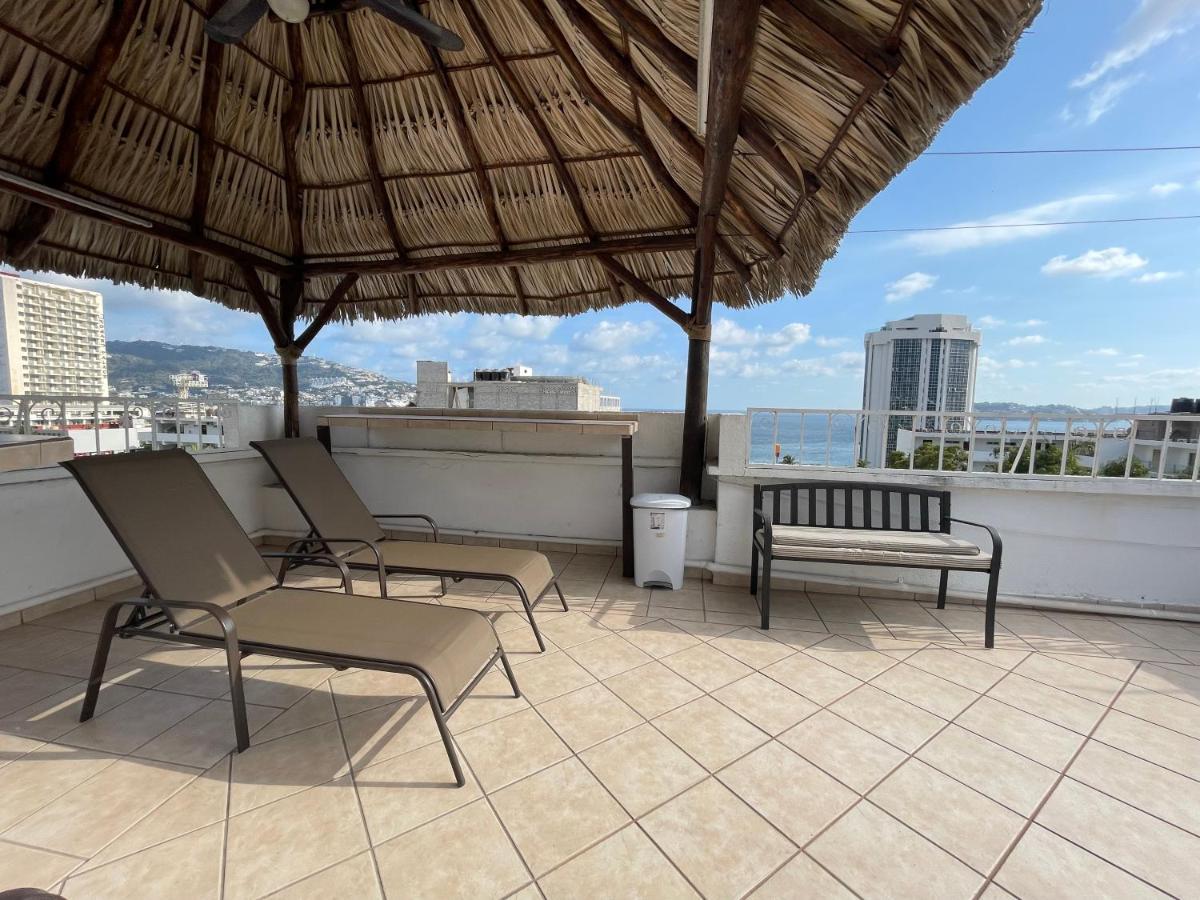 Roca Sola, Departamento Privado Con Vista Al Mar, Alberca, Terraza Y Aire Acondicionado Acapulco